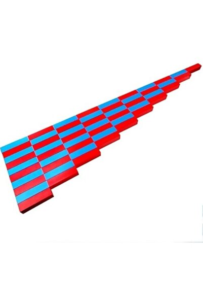 Montessori Gemisi Red Blue Bars