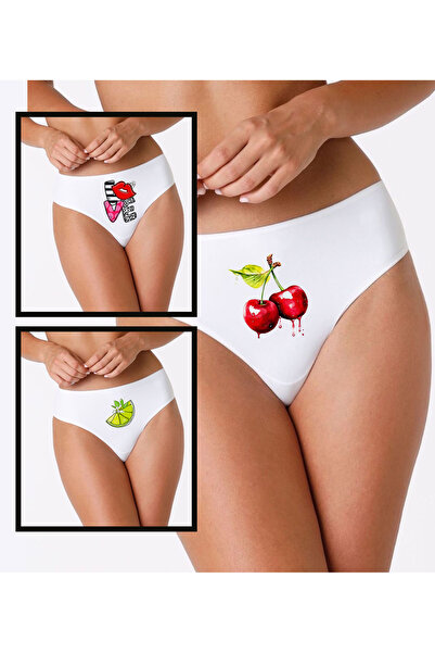 WAHSHE 3-piece Printed SeamlessSlipSet