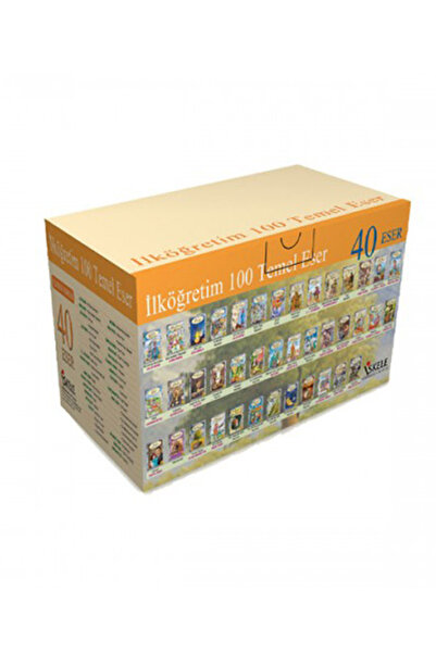 İskele Yayıncılık İlköğretim 100 Temel Eser (40 Kitap Kutulu) / Kolektif / İs...