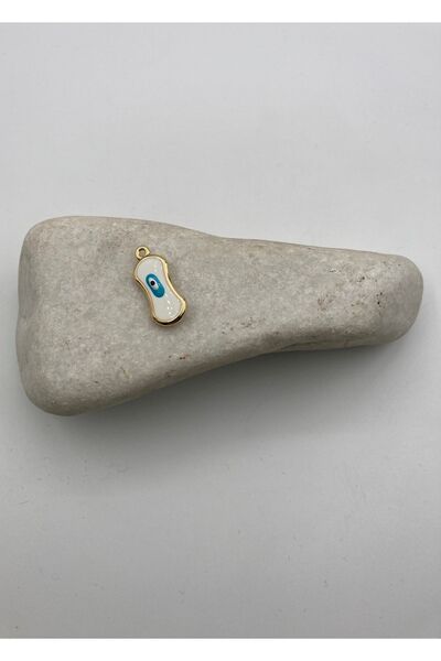 takitokaciniz Altın Kaplama Mineli Nazar Boncuklu Kolye Aparatı