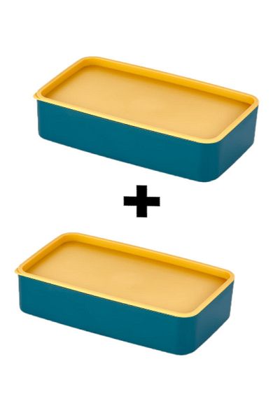 Bayev 1005 2-Piece Compartment Storage Container Set - Nutrition Food Box Lunch Box
