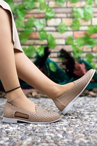 Riccon Pantofi casual pentru femei Nude 0012503