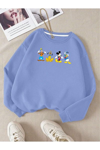 BENROMA ΦΟΥΤΕΡ UNISEX OVERSIZE - Crew Neck, Character Printed