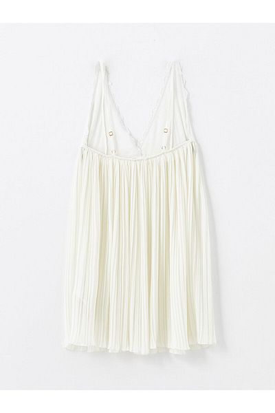 LC Waikiki LCW V-Ausschnitt – Damen-Nachthemd mit Spitzendetail