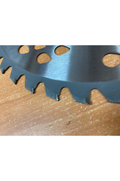 London Motorlu Tırpan Testeresi Elmas Uçlu 40 Diş Daire Delikli Testere Gri