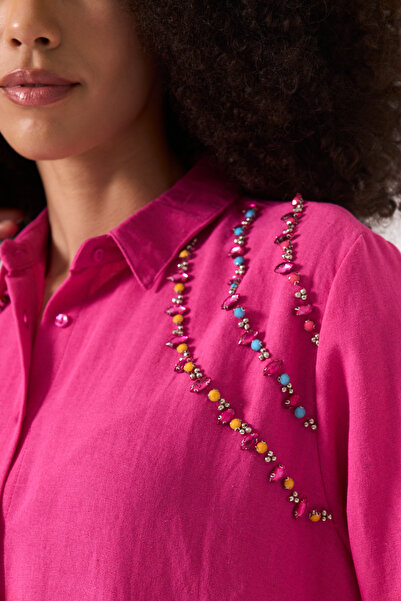 MİA NOURA قميص مطرز