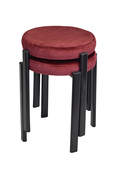 Ankhira Polo ev,okul ve işyeri taburesi (2Adet)(Monteli Gönderim)Siyah profil ayak