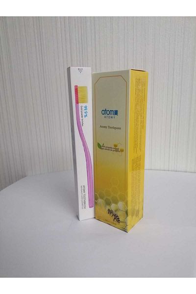 Atomy Toothpaste Propolis Toothpaste 200g + Toothbrush with AtomyGoldtose