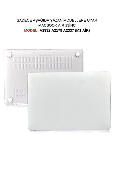 Mcstorey MacbookAirM1 13.3InchMat Frosted Case -TouchIDCompatible (a2337 A2179 A1932)Compatible(2018-2020)