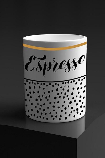 yhfoto Double Coffee Cup - Handleless Espresso