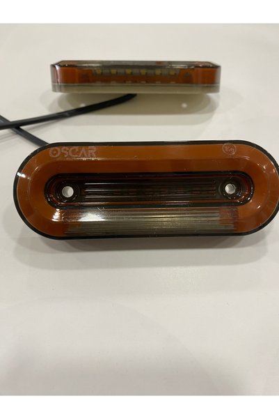 OSCAR OTOMATİV NEONLU SİNYALLİ YERE BAKAN FÜME YAN LAMBA 12-24 V 1 ADET