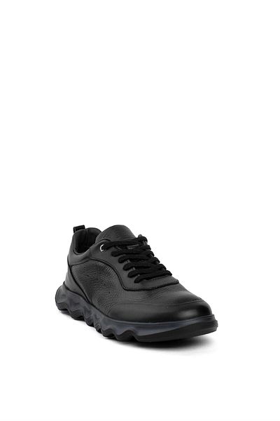 MARCOMEN 152-20414 Men's Black Genuine Leather Casual Shoes