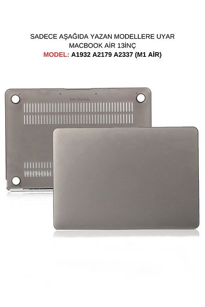 Mcstorey MacbookAirM1 13.3InchMat Frosted Case -TouchIDCompatible (a2337 A2179 A1932)Compatible(2018-2020)