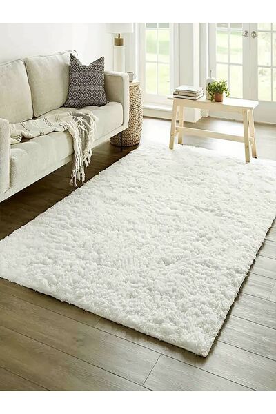 Paco Home Yatak Oturma Odası İçin Süper Yumuşak Tüylü Halı Peluş Tüylü Halı O...