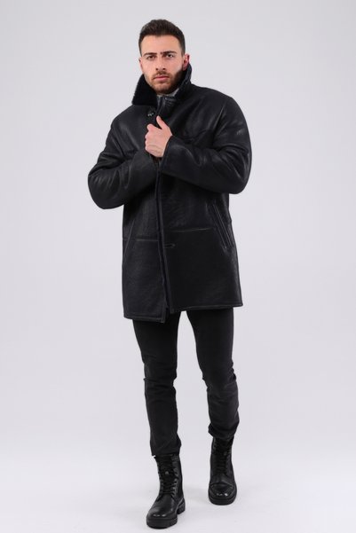 CE-YIL DERİ ÜRÜNLERİ Genuine Napa Fur Coat