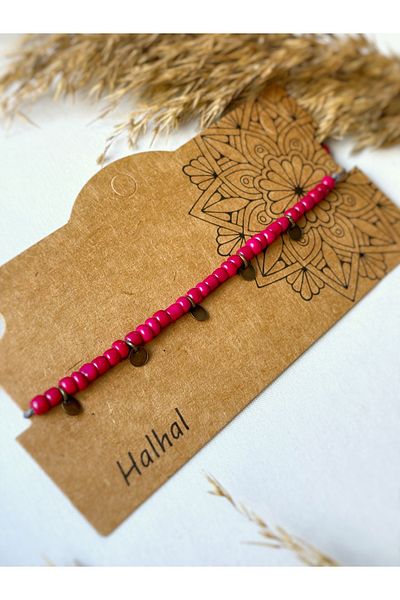Atölye Merdiven Authentic Anklet with Sequin and Dangle