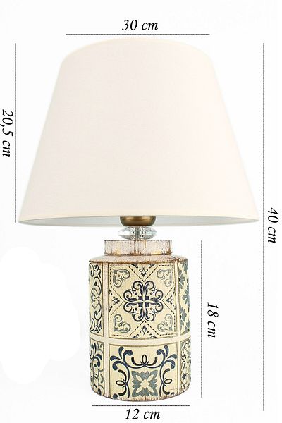 Hmydesign White Handmade Lampshade - Plomb Patterned