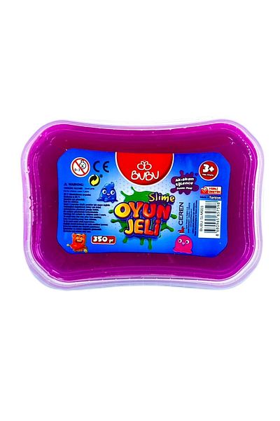 Bubu Metallic Play Gel Slime 350 Grams Neon Purple