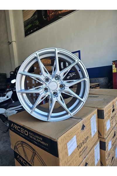 arceo 7,5X17 5X112 ARCEO MARSEİLLE SİLVER DİAMOND JANT TAKIMI