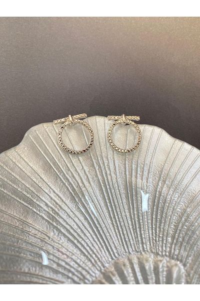 tetaccessories Women's Hoop Model Steel Earrings