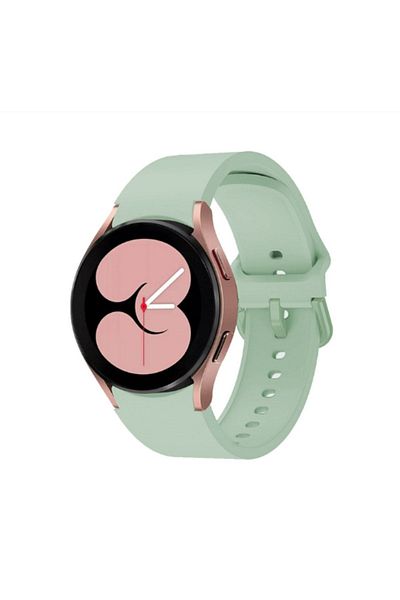 Nezih Case حزام سيليكون متوافق تمامًا مع ساعة Samsung Galaxy Watch Fe / 4 / 5 / 5 Pro / 6 / 7 40 42 44 46 مم