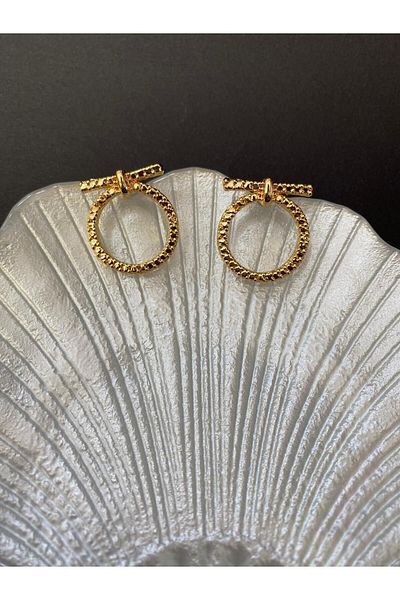 tetaccessories Women's Hoop Model Steel Earrings