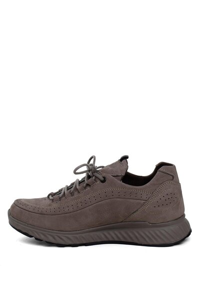 Mammamia D24KA-3630 Γυναικεία παπούτσια Mink Casual Nubuck από γνήσιο δέρμα