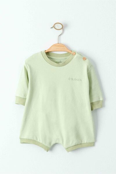 Minimus Organic Unisex Baby Rompers - Summer Short Shorts, Shoulder Buttoned