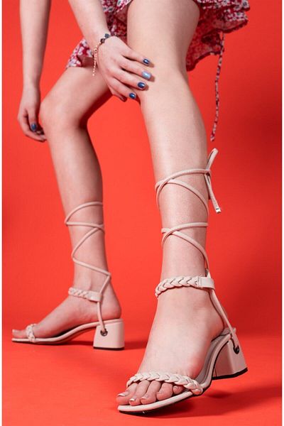Riccon Nude Skin Women's Sandals0012601