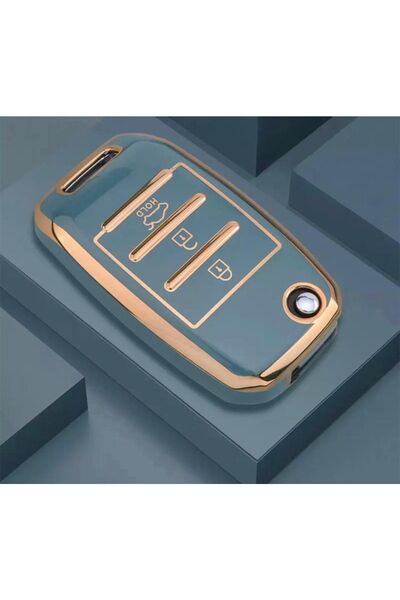 AYZ GARAGE Husă pentru chei Kia Switch Tpu Material Gri