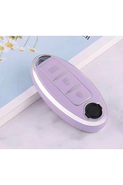 AYZ GARAGE Nissan Tpu Material Lilac Key Case