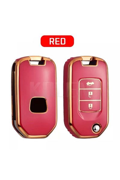 AYZ GARAGE Husă roșie pentru chei Honda Switchblade din material TPU