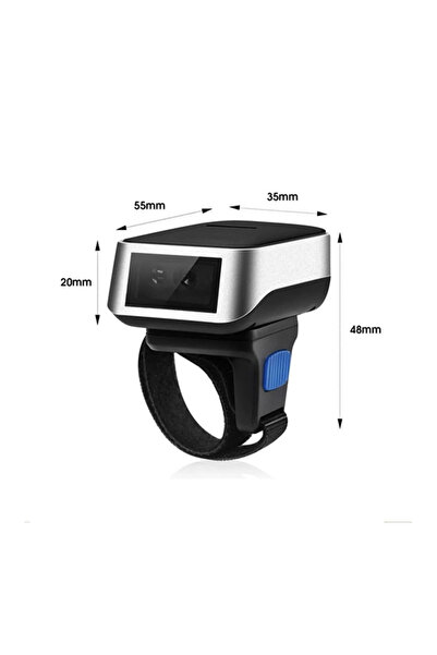 PazarTimi Bluetooth Yüzük Barkod Okuyucu 1D