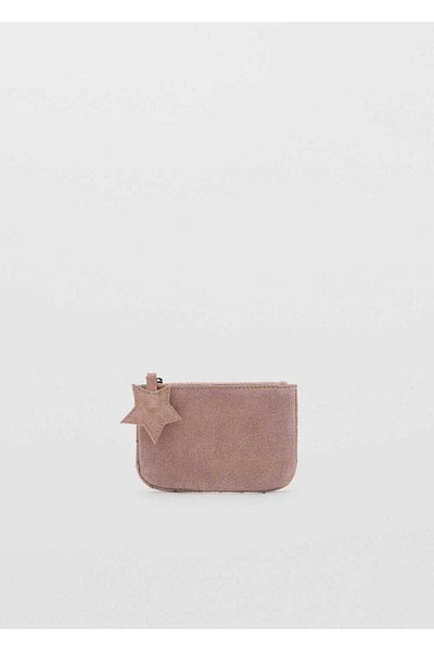 MANGO Kids Leather Wallet with Zipper