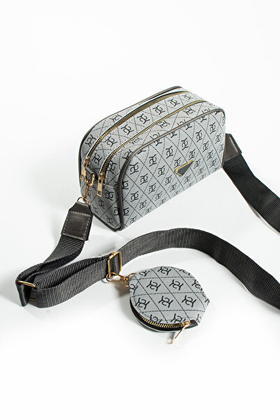 ESTUTE Kadın Çapraz Ayarlanabilir 2 Bölmeli  Askılı Çantası