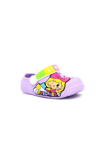 Calx Comfortable Sole Princess Figured Slippers Sandals for Girl - Pool, Beach, Vacation, Garden Cross-kreş