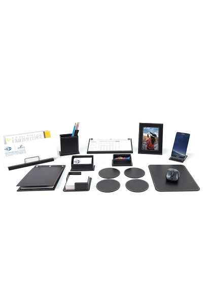 prozenis Pr3711 Desktop Full Set 11 Piece Pen Holder Note Holder Organizer Office Set
