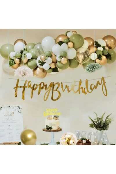 DÜVENCİ TİCARET Set de lanțuri cu baloane Greeny Mildew