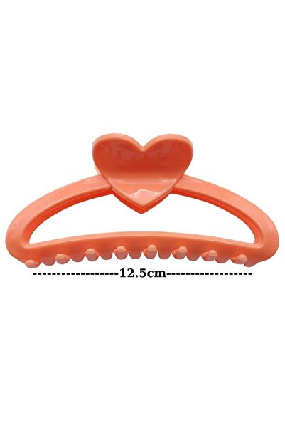 AXE SPORTSWEAR Agrafă de păr pentru femei Ovală Portocalie - Cataramă cu înch...