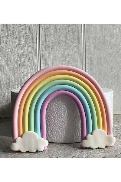 by şeyda palancı Rainbow Figure in Soft Colors from Sugar Dough