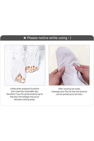 FASCY Sunshine Nourishing, Moisturizing Foot Mask Set of 3