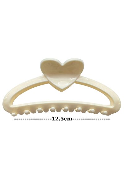 AXE SPORTSWEAR Γυναικεία - Κρεμ οβάλ κοπής, πόρπη με μοτίβο καρδιάς, καρφίτσα...