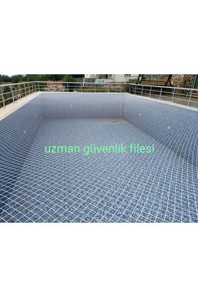 UZMAN İŞ GÜVENLİĞİ 4x15m Havuz Kapama Filesi Havuz Filesi Havuz Güvenlik File...