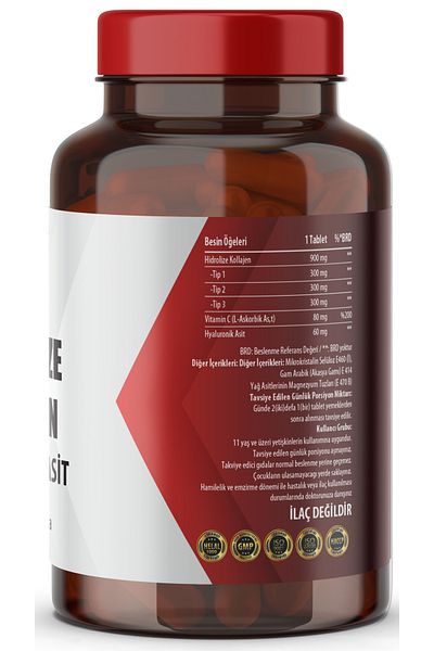 NCS Collagen Type-1 Type-2 Type-3 Hyoluronic Acid Vitamin C 60 Tablets