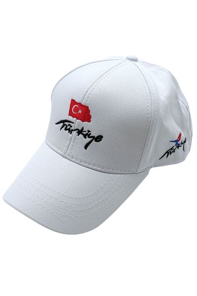 AXE SPORTSWEAR Baseball Cap Hat - Adjustable Back and Embroidered Turkish Flag Velcro Cap