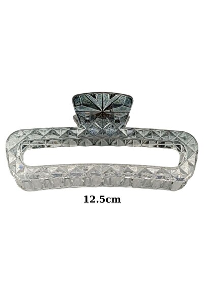 AXE SPORTSWEAR Agrafă de păr pentru femei afumată - Cataramă transparentă