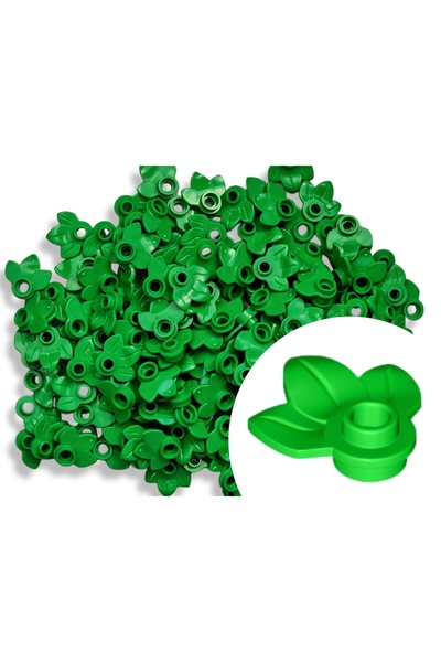 LEGO 50 Adet Bitki Yaprak Parçası Parlak Yeşil