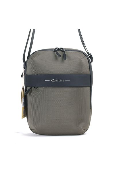 CACTİVE C-active Men's Postman Shoulder Bag Large Size Oxford Fabric 8634 Khaki