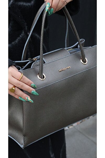 mıchael polo Michael Polo Kadın El Kol Ve Omuz Çantası Çıt Çıt Detaylı