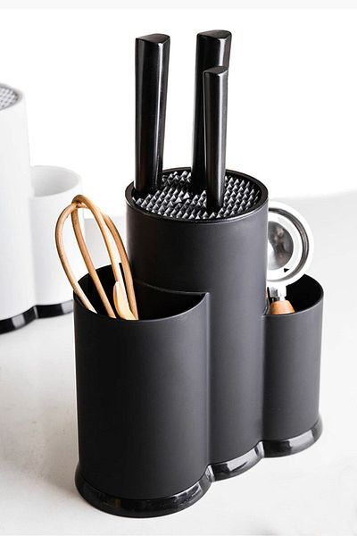 Hane Countertop Ladle and Knife Holder Organizer